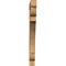 Ekena Millwork Olympic Block Rough Sawn Bracket, Western Red Cedar, 4"W x 38"D x 46"H BKT04X38X46OLY05RWR - alternate 4
